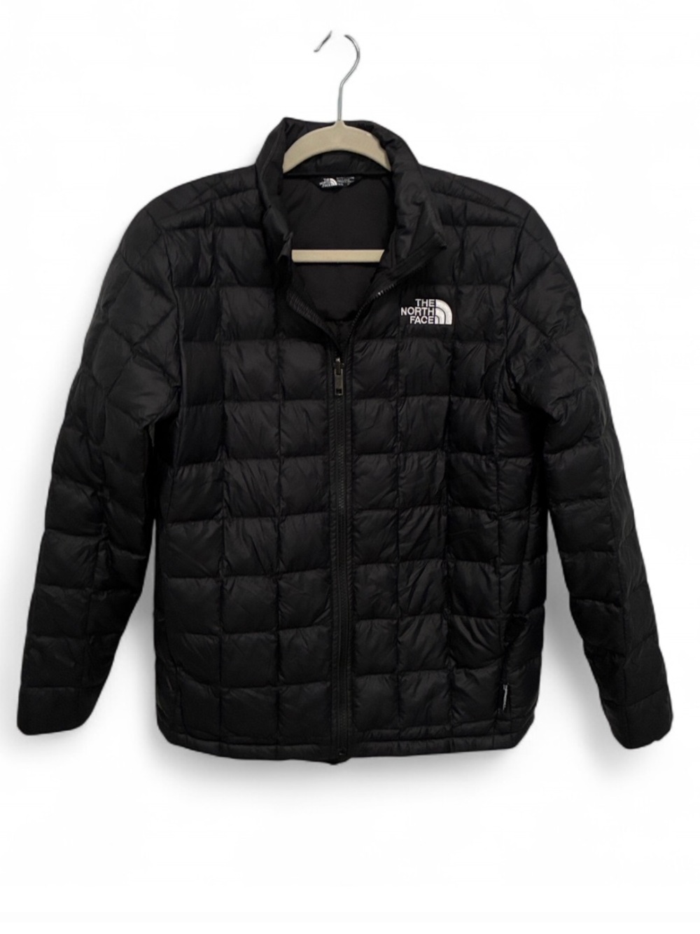 The North Face Thermoball Kids Black Quilted Insulated Puffer Jacket